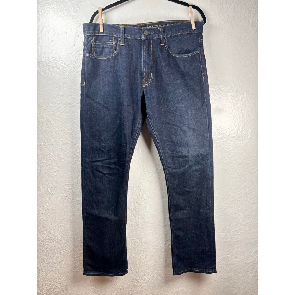 American Eagle Slim Jeans Mens 33x30 Dark Wash Stretch Denim Preppy Lumberjack